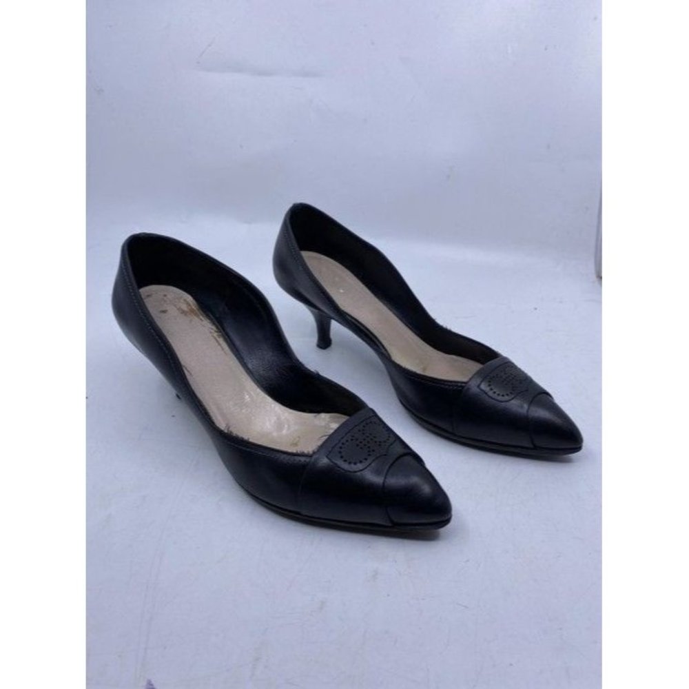 Salvatore Ferragamo Black Light Insignia Pumps Size Us - Picture 5 of 10